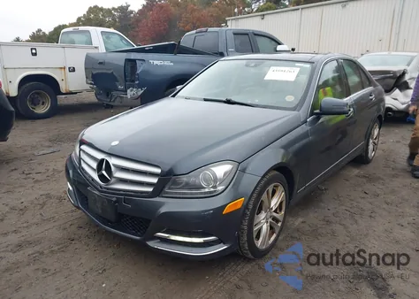 2014 Mercedes-Benz C 300 Luxury 4Matic from USA, damaged, VIN WDDGF8AB8EG190694